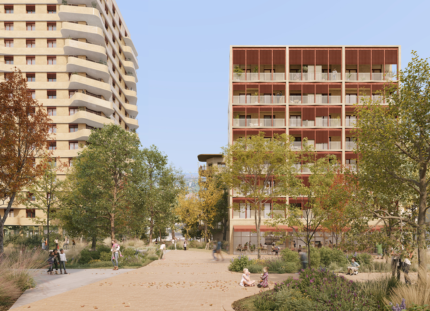 ANMA Rillieux-la-Pape Bouygues Tour béton d'argile