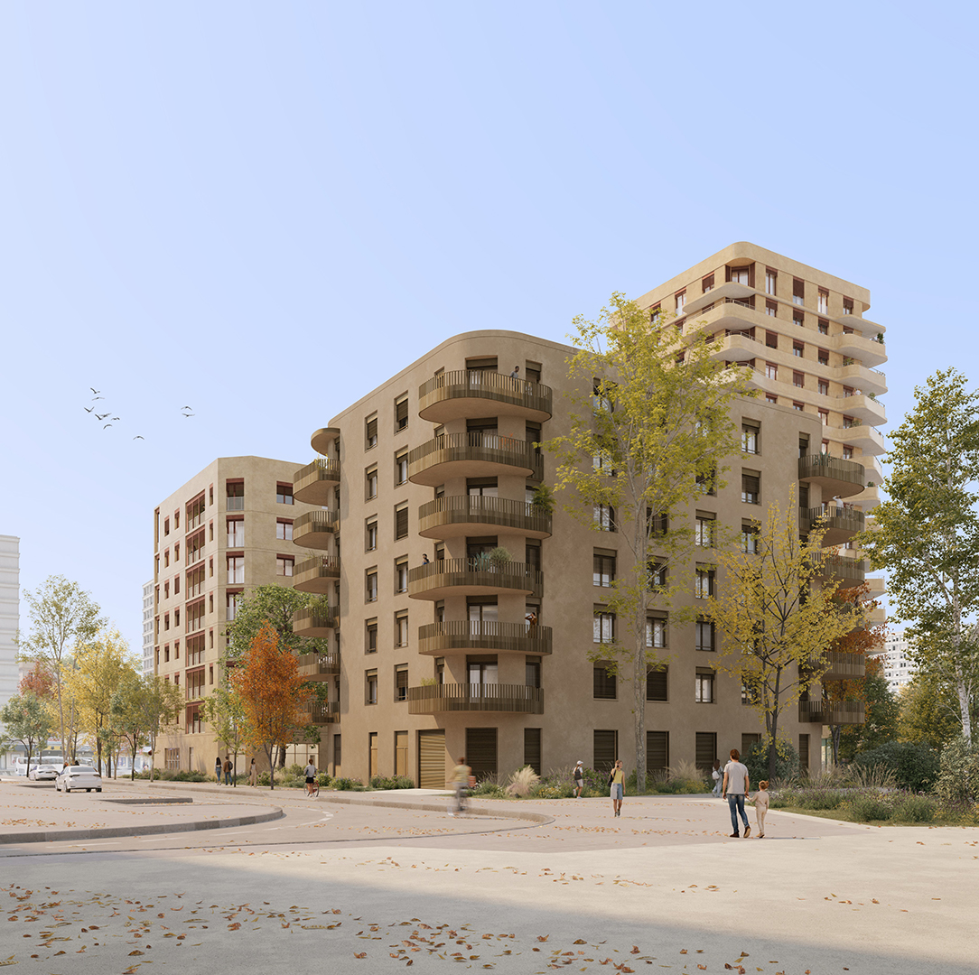 ANMA Rillieux-la-Pape Bouygues Tour béton d'argile