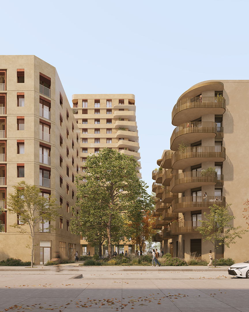 ANMA Rillieux-la-Pape Bouygues Tour béton d'argile